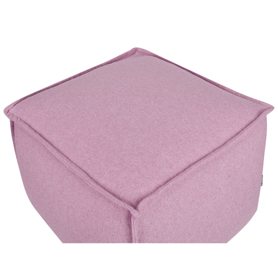 Puf bawełniany 50 x 50 x 30 cm różowy SHERALI
