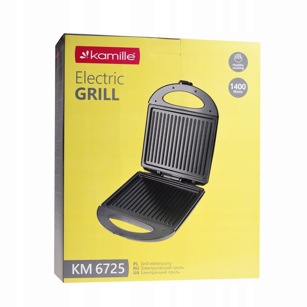 Grill elektryczny opiekacz do kanapek tortilli 1400W KAMILLE