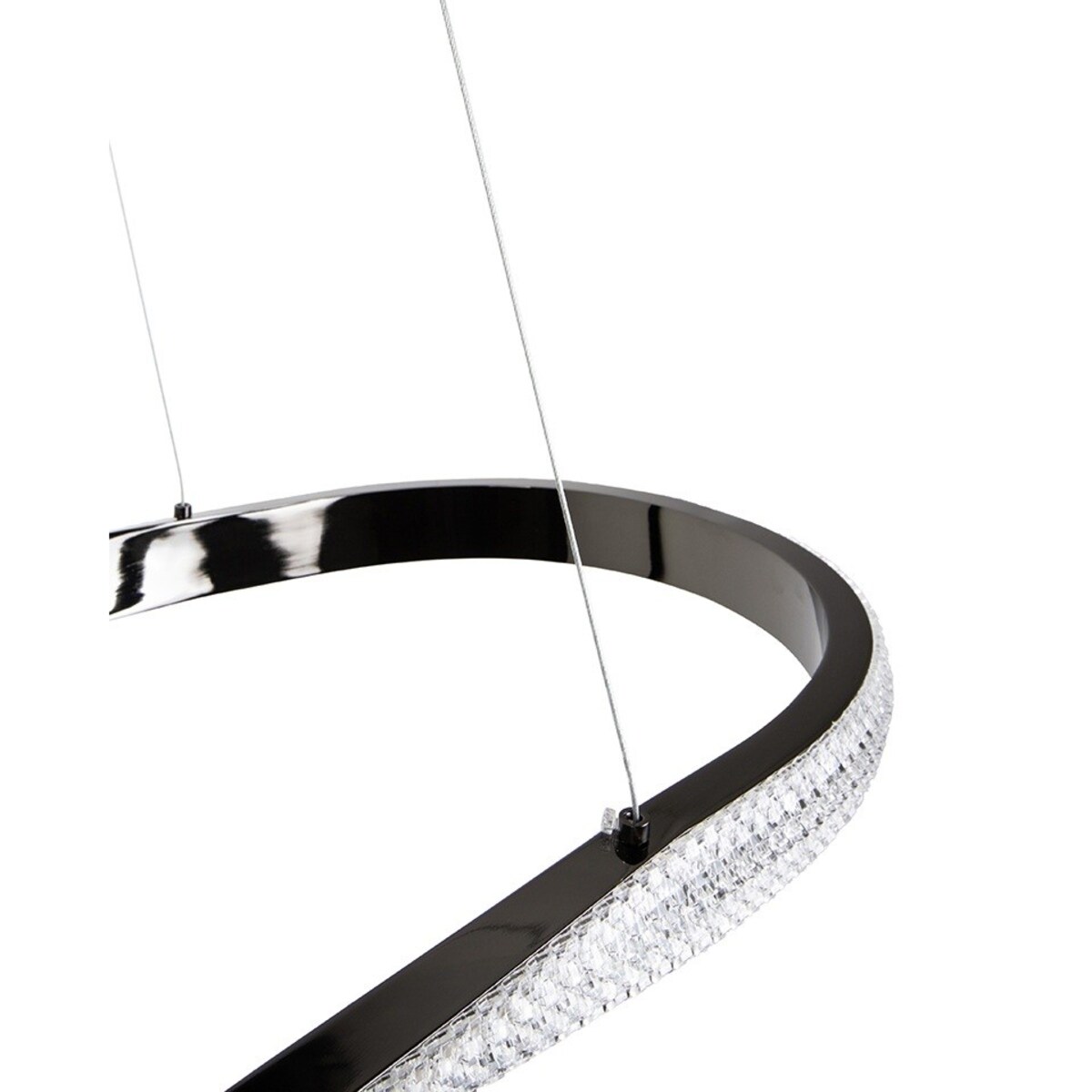 Lampa wisząca ANILLO 120 czarny chrom