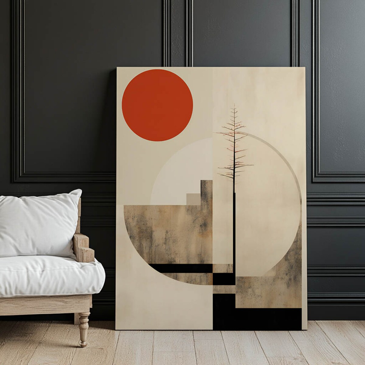 Harmonia Minimalizmu, 50x70 cm, bez ramy, płótno premium na blejtramie