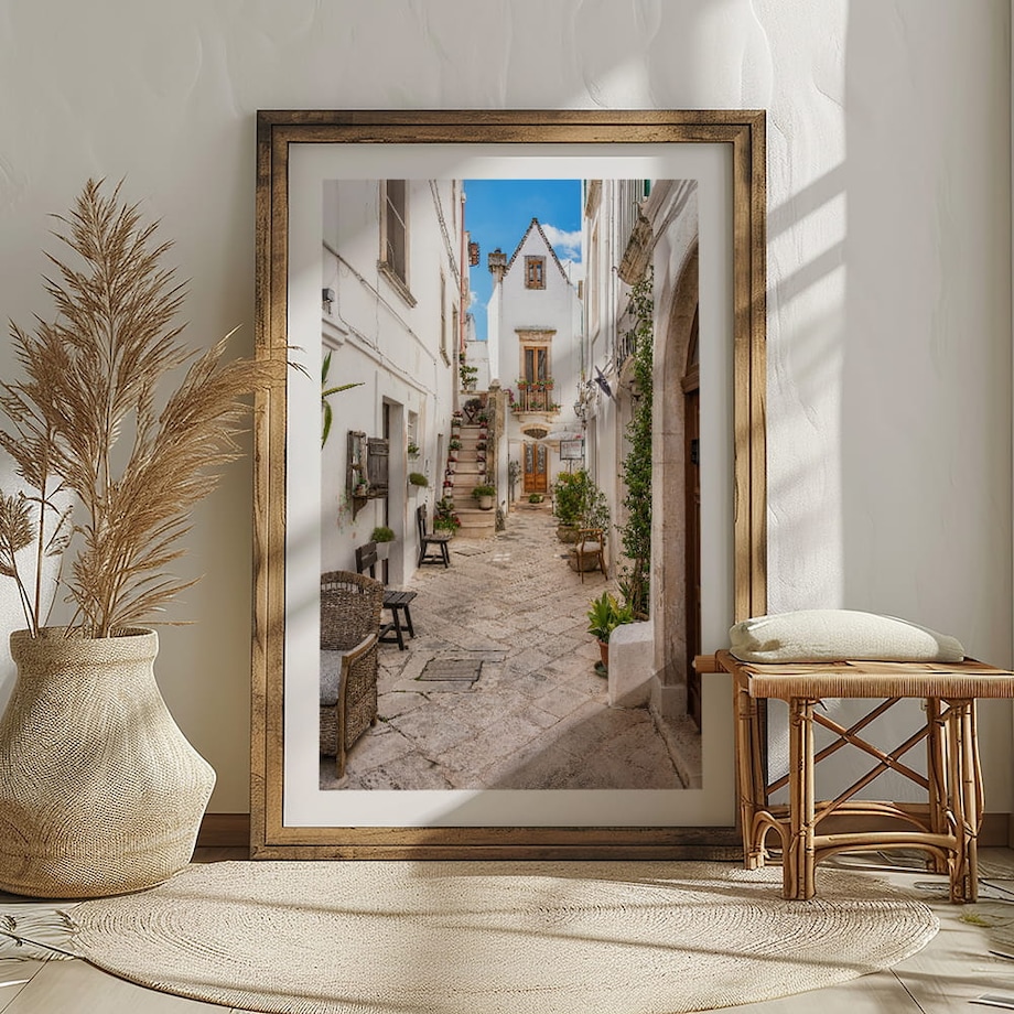 plakat locorotondo apulia 50x70