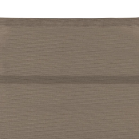 vidaXL Leżak z tworzywa textilene i aluminium, kolor taupe