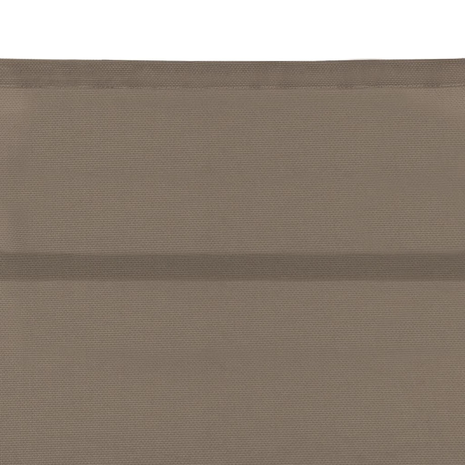 vidaXL Leżak z tworzywa textilene i aluminium, kolor taupe