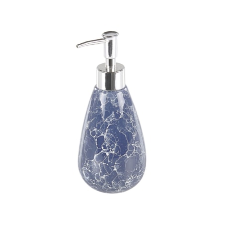 Zestaw akcesoriów łazienkowych 6 elementów ANTUCO Ceramika Niebieski