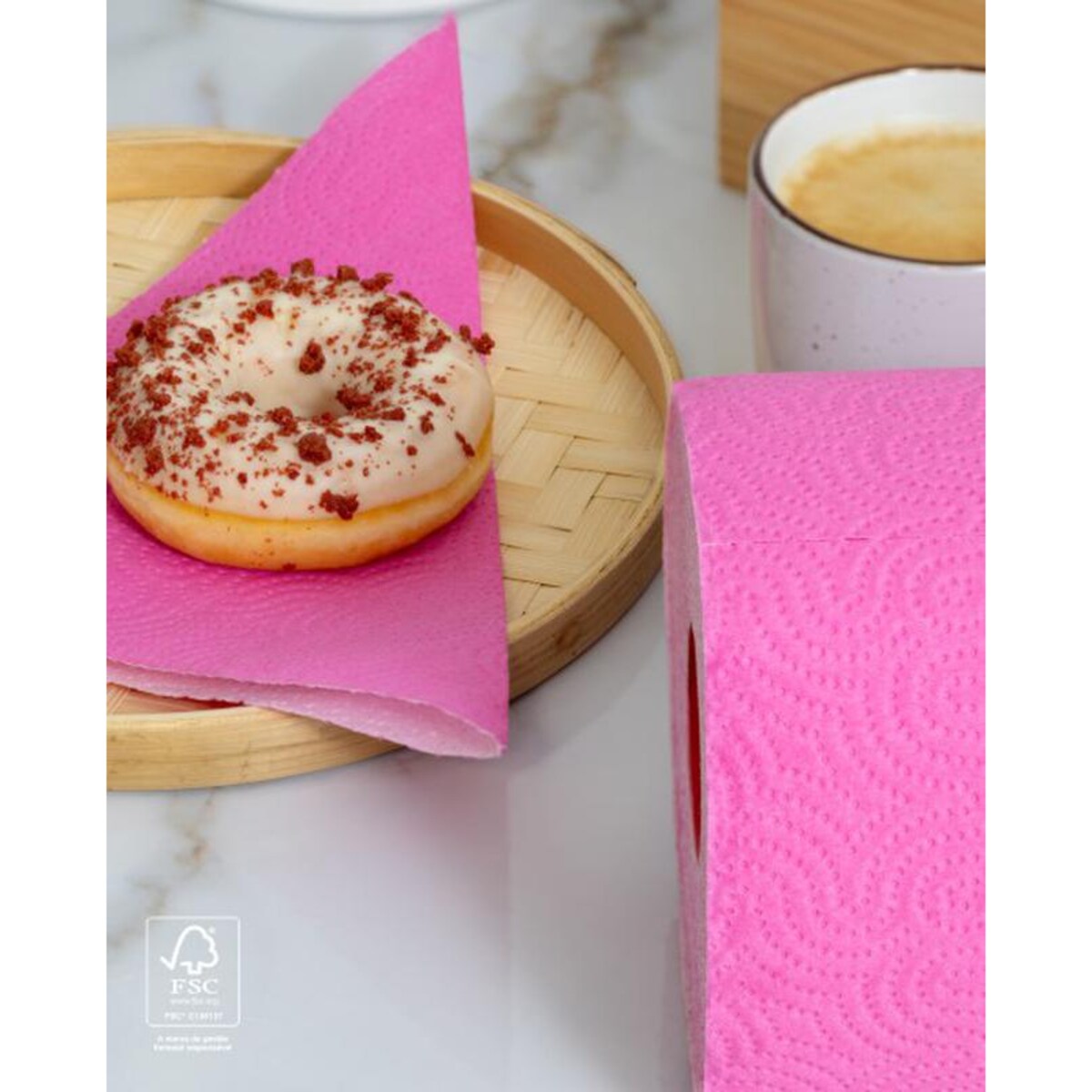 Ręcznik Papierowy Renova różowy 1R