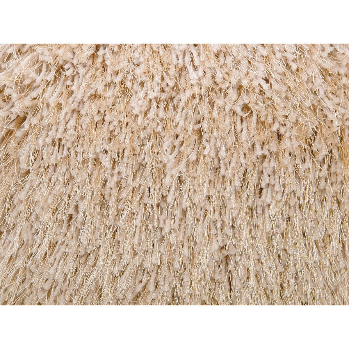 2 poduszki dekoracyjne włochacze 45 x 45 cm beżowe CIDE