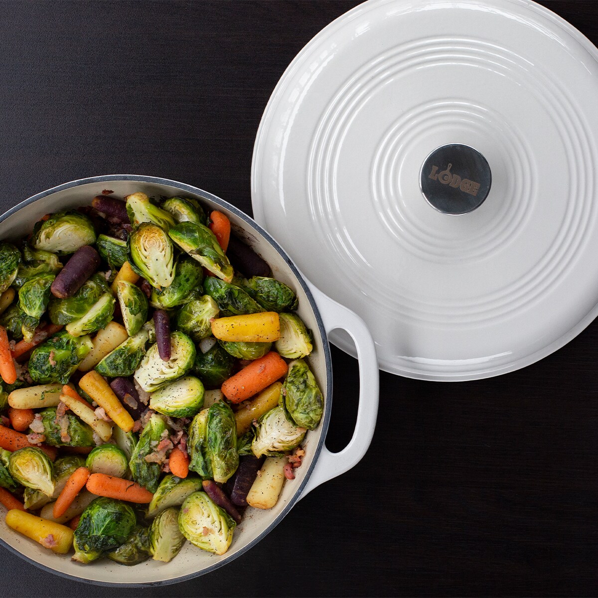 Garnek żeliwny emaliowany 7 l Oyster / Lodge