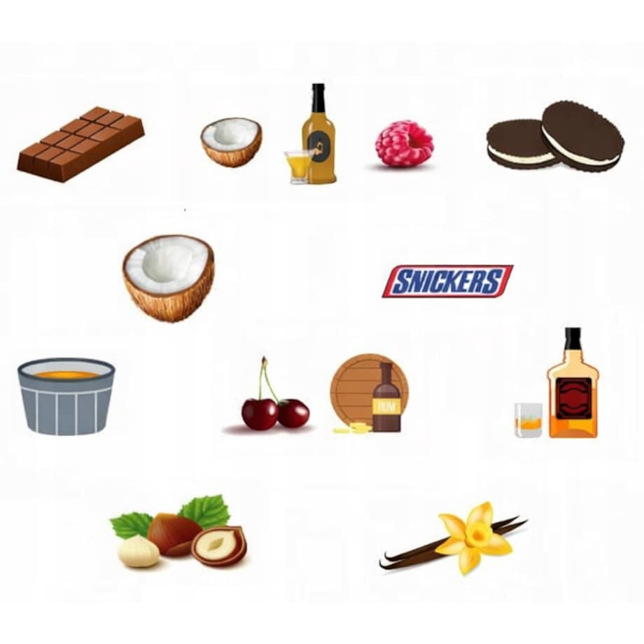 Zestaw prezentowy upominkowy "PANDA LOVE" - 10 smaków kaw deserowych - prezent upominek na walentynki dla chłopaka dziewczyny niej niego żony męża kobiety faceta mężczyzny narzeczonej