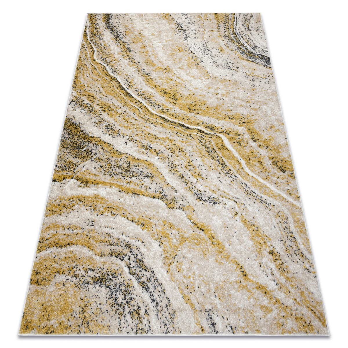 Dywan FUSION 9776 krem / biały / żółty - 80x150 cm