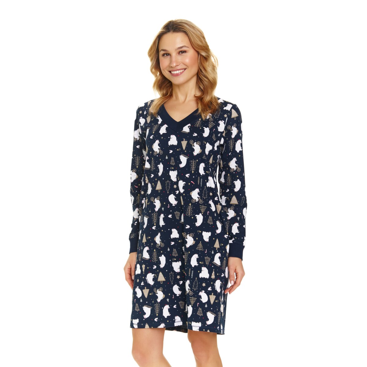 Koszulka piżamowa kolor granatowy TM.7117.FROZEN - XL