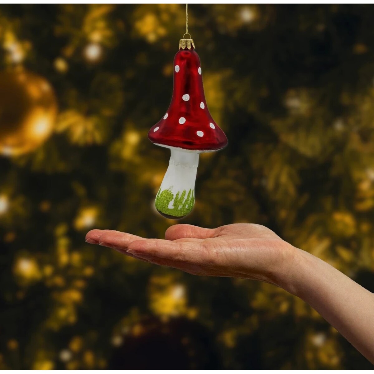 Bombka choinkowa: Muchomor długi