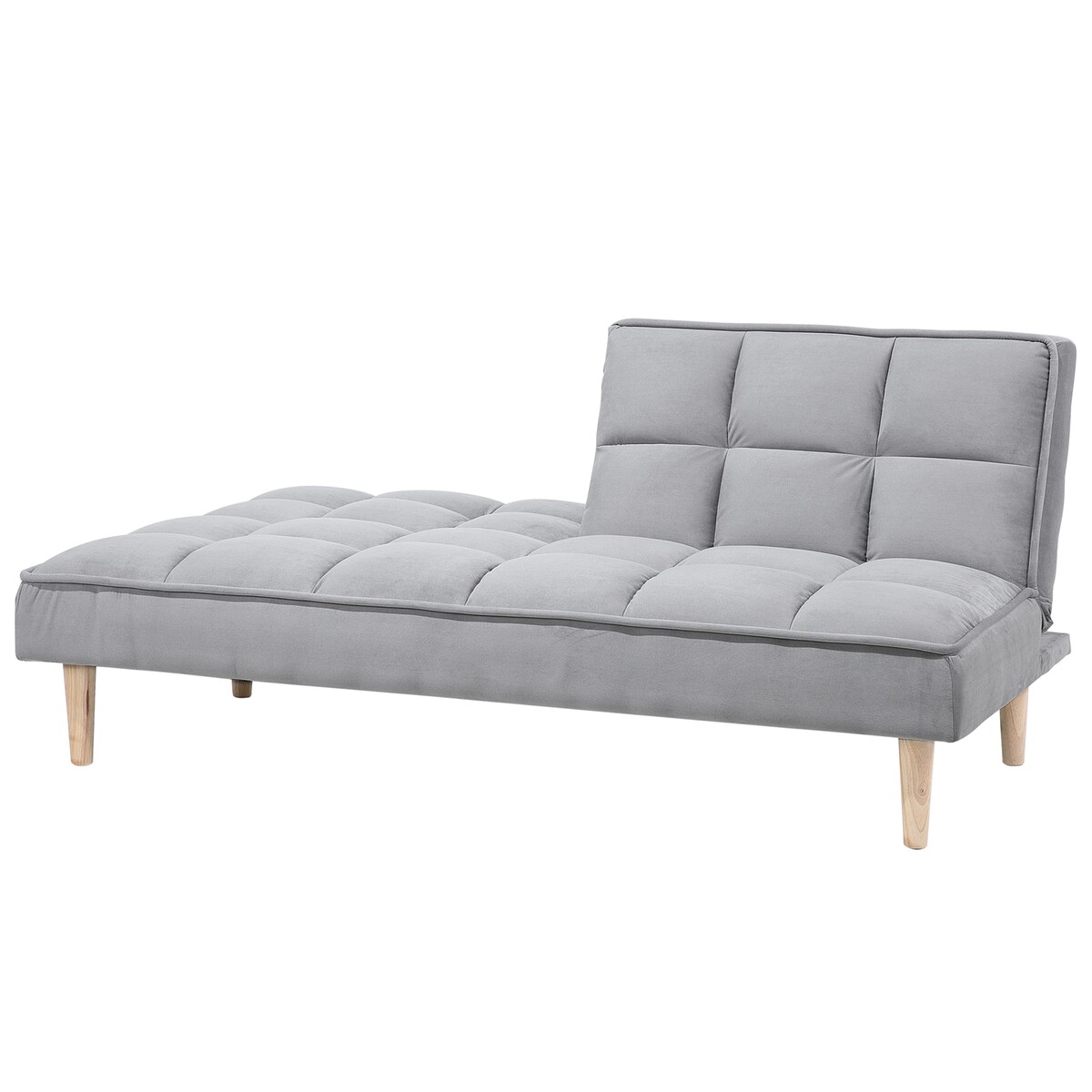 Sofa rozkładana dla 3 osób SILJAN Jasnoszary Szary