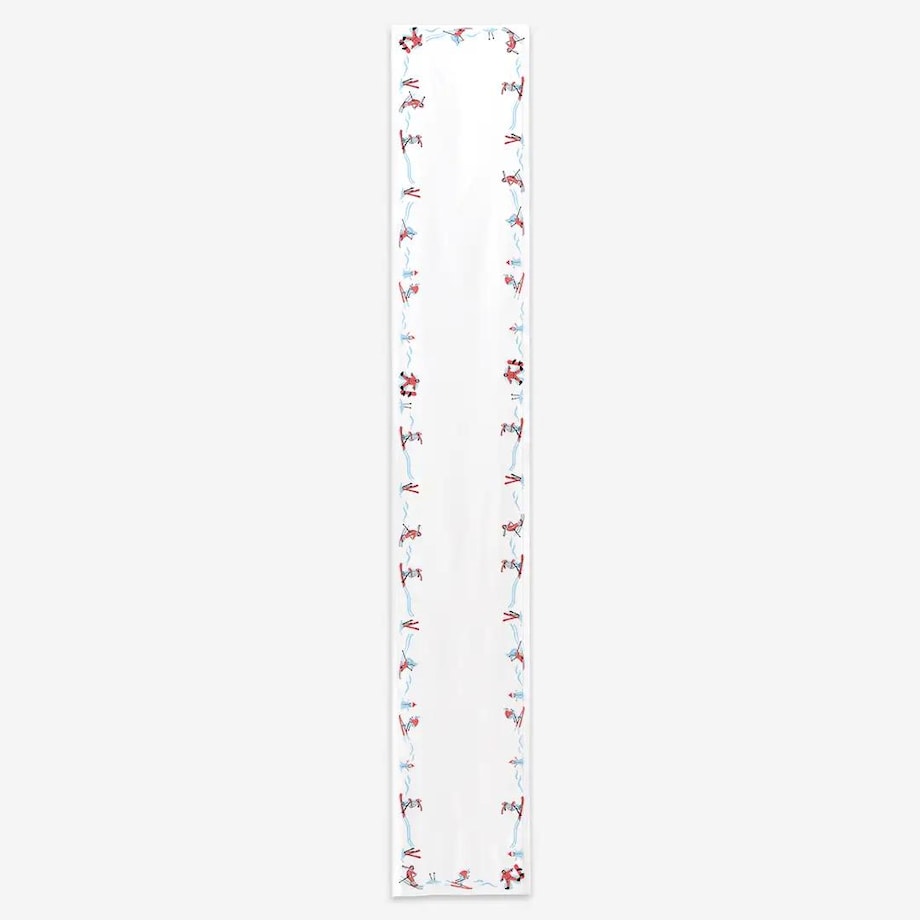 Bieżnik świąteczny - Narciarze - 40x250