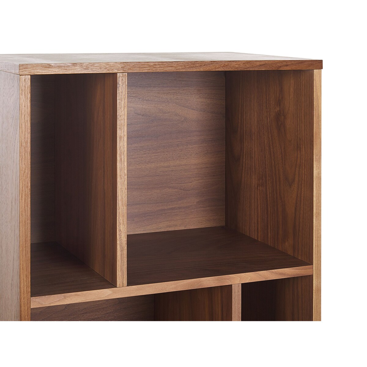 Regał ciemne drewno z szarym RICHMOND