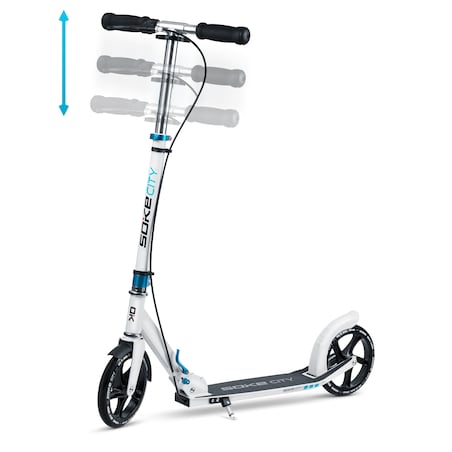 Hulajnoga miejska składana Soke City biała