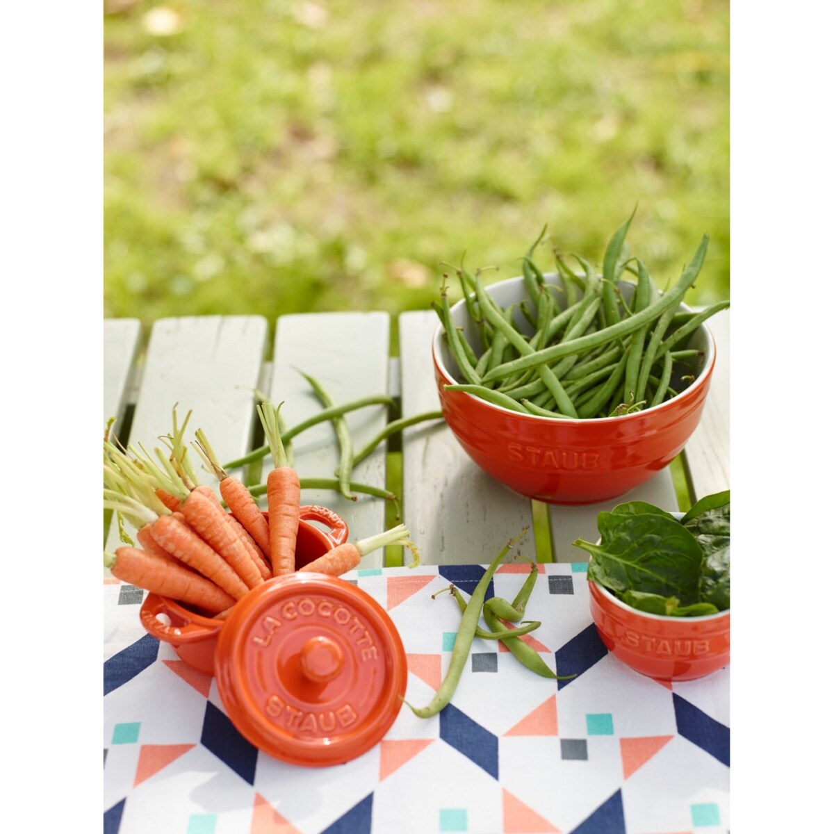 Staub Mini Cocotte Okrągły - 200 ml, Pomarańczowy