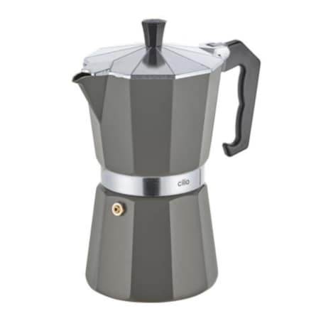 Kafeteria na 6 filiżanek (szara) Classico Cilio