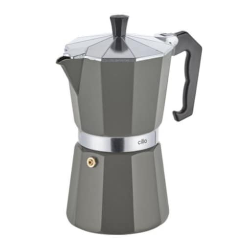 Kafeteria na 6 filiżanek (szara) Classico Cilio