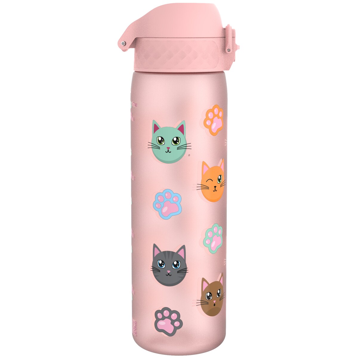 Butelka ION8 BPA Free I8RF500PRCATS Cats