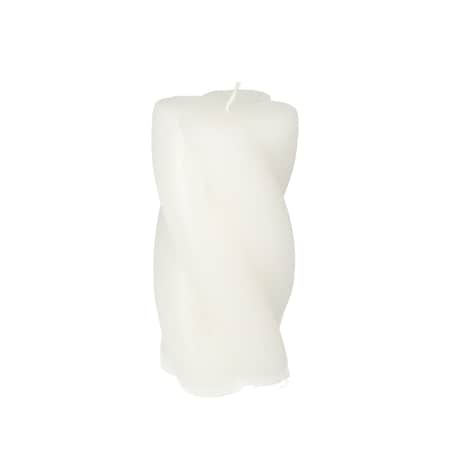 Świeca Camila 14cm white, 7 x 14 cm