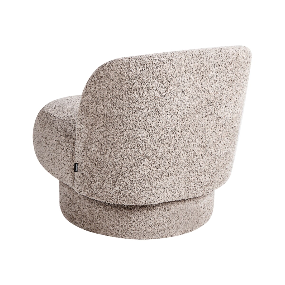 Fotel obrotowy AYLO Boucle Beżowoszary