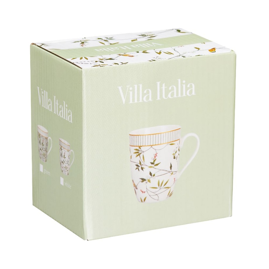 VILLA ITALIA Kubek porcelanowy 330 ml NORIKO WHITE