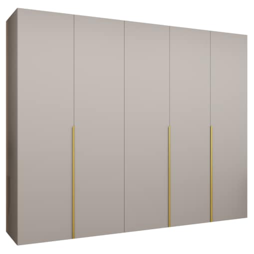 Szafa uchylna otwierana ALICANTE 1 250 wys. 202 cm Kaszmir + u. Złoty