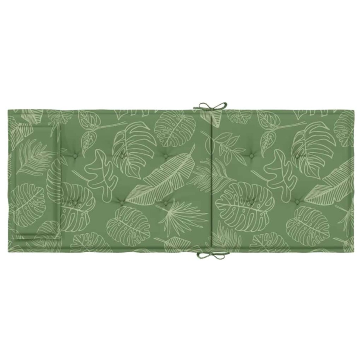 vidaXL Poduszki na krzesła z wysokim oparciem, 4 szt., wzór w liście