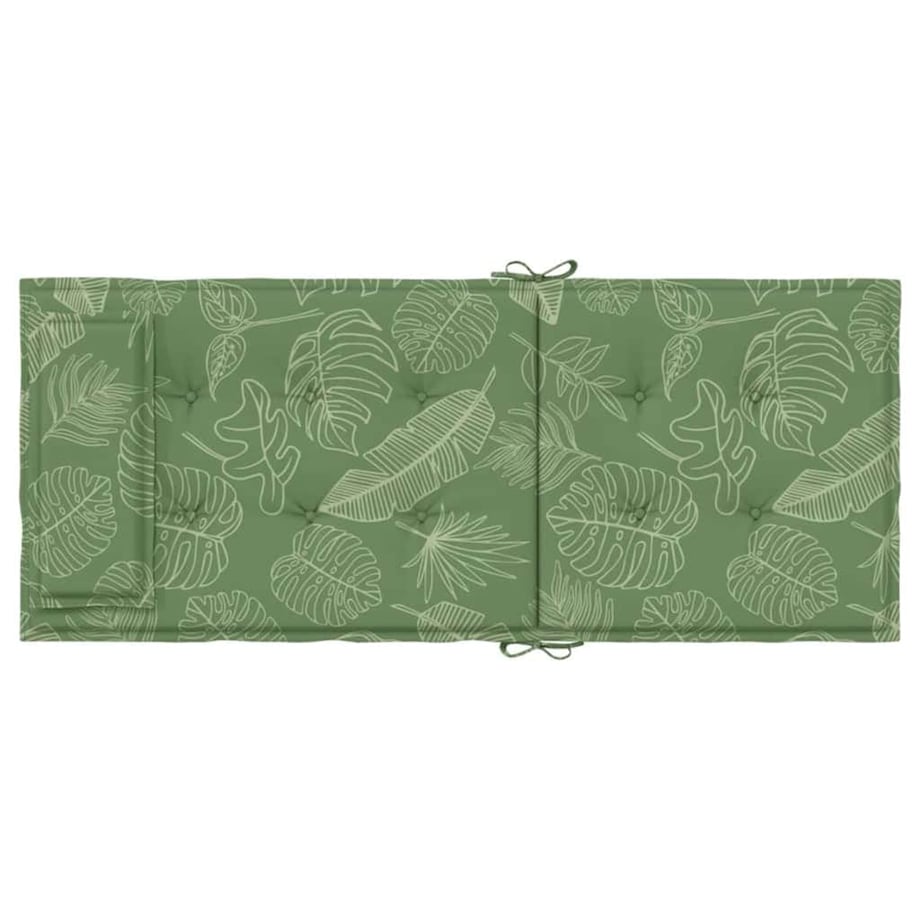 vidaXL Poduszki na krzesła z wysokim oparciem, 4 szt., wzór w liście