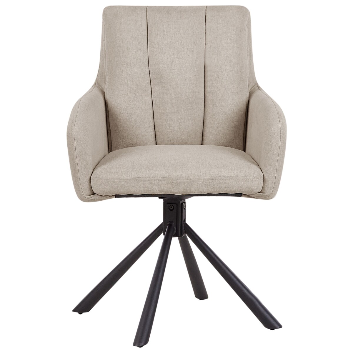 Zestaw 2 krzeseł SARDOAL Beżowoszary