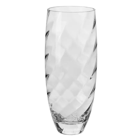 Krosno Wazon Szklany na Kwiaty Bukiety Flakon Romance Opti Przezroczysty