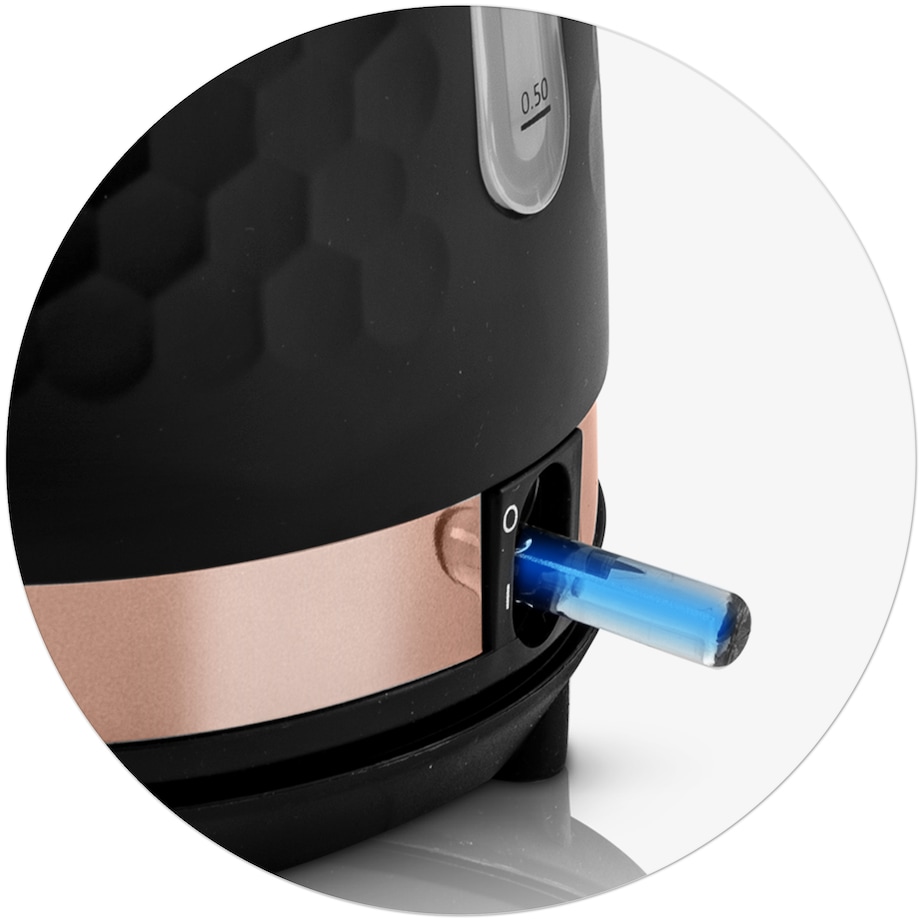 Czajnik elektryczny 1,7l czarno-miedziany Berdsen