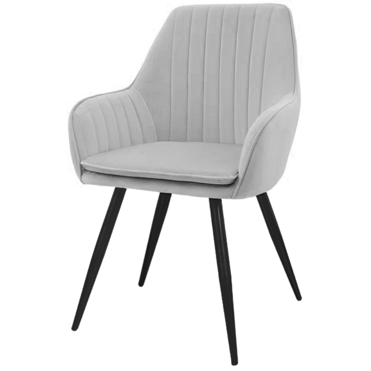 Krzesło tapicerowane do salonu jadalni welurowe pikowane