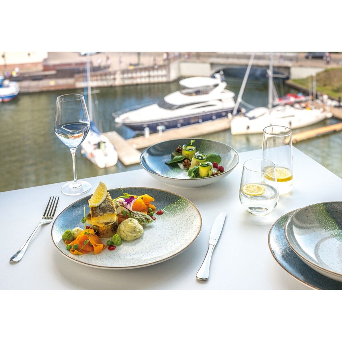 Talerz płytki 20,5 cm Boss Texturas LU24 (9012)