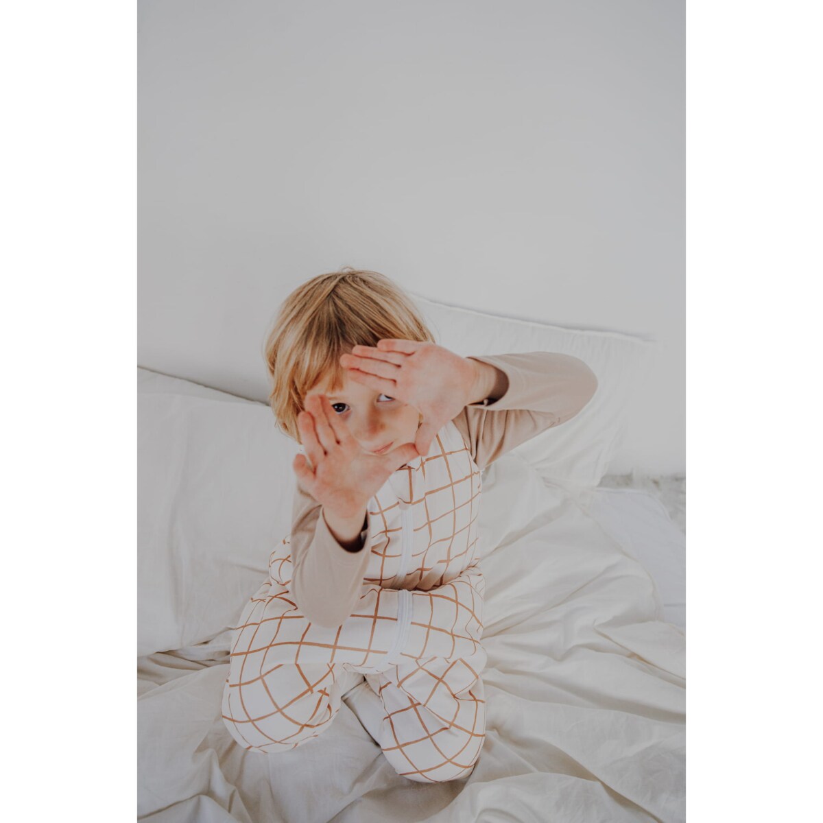 Śpiworek do spania z nogawkami camel check - S