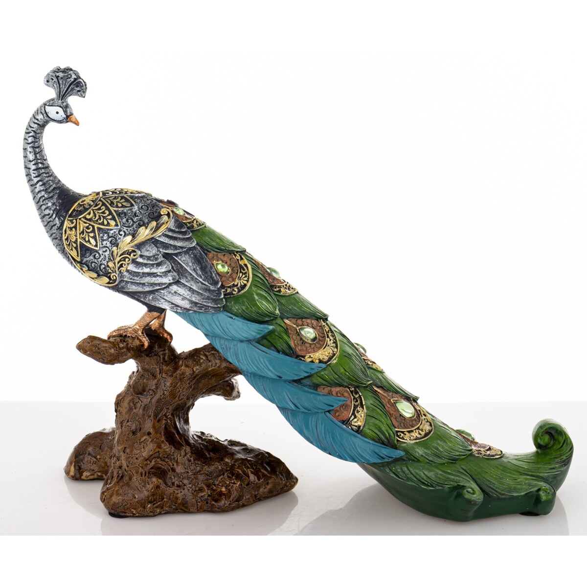 Dekoracja - Paw 25x31x10 cm POAT