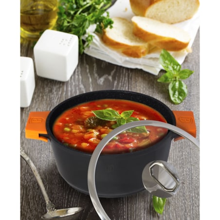 Garnek z pokrywką 20 cm 2.4 L Berlinger Haus Granit Diamond BH-1094