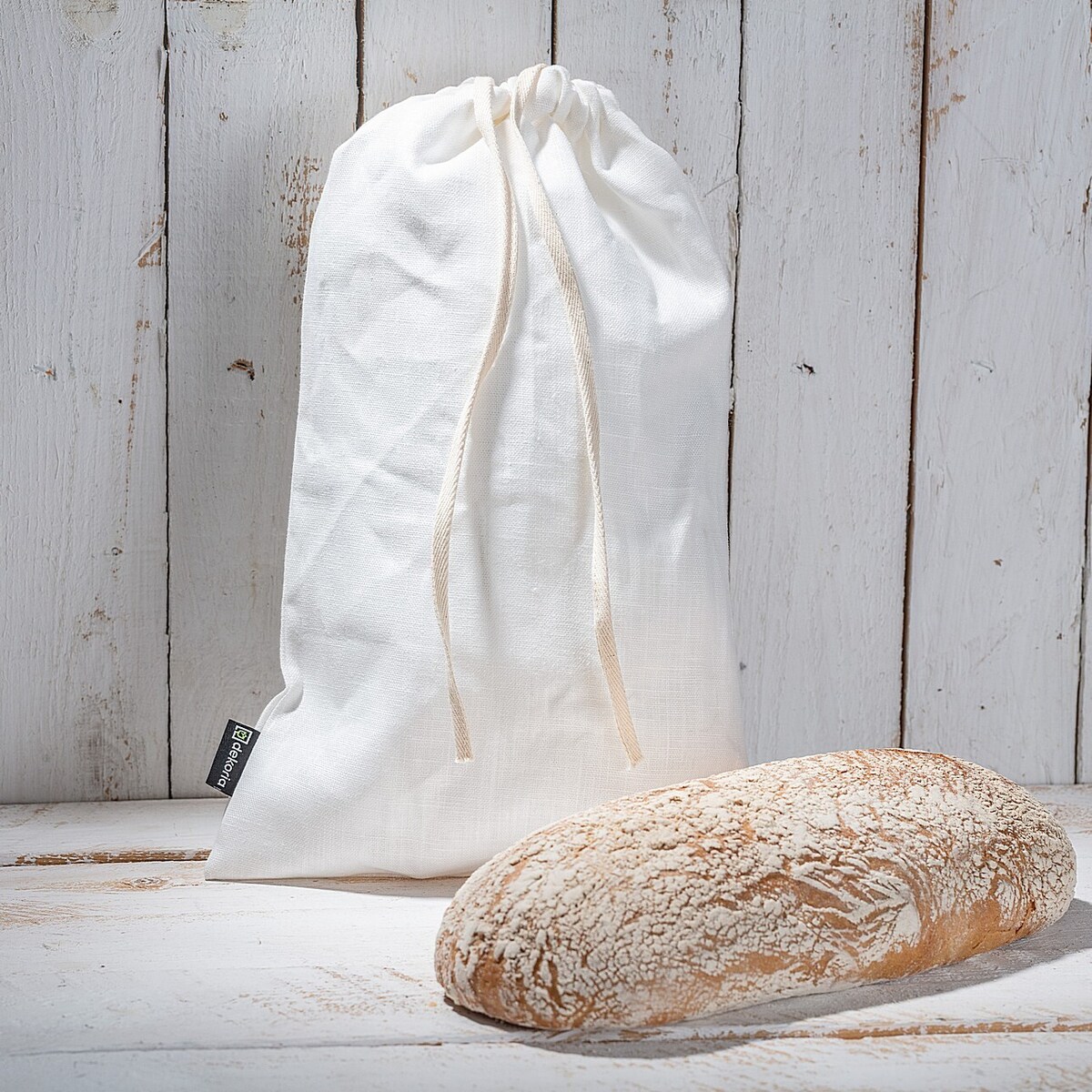 Worek kuchenny, śmietankowy biały, 1szt., Linen