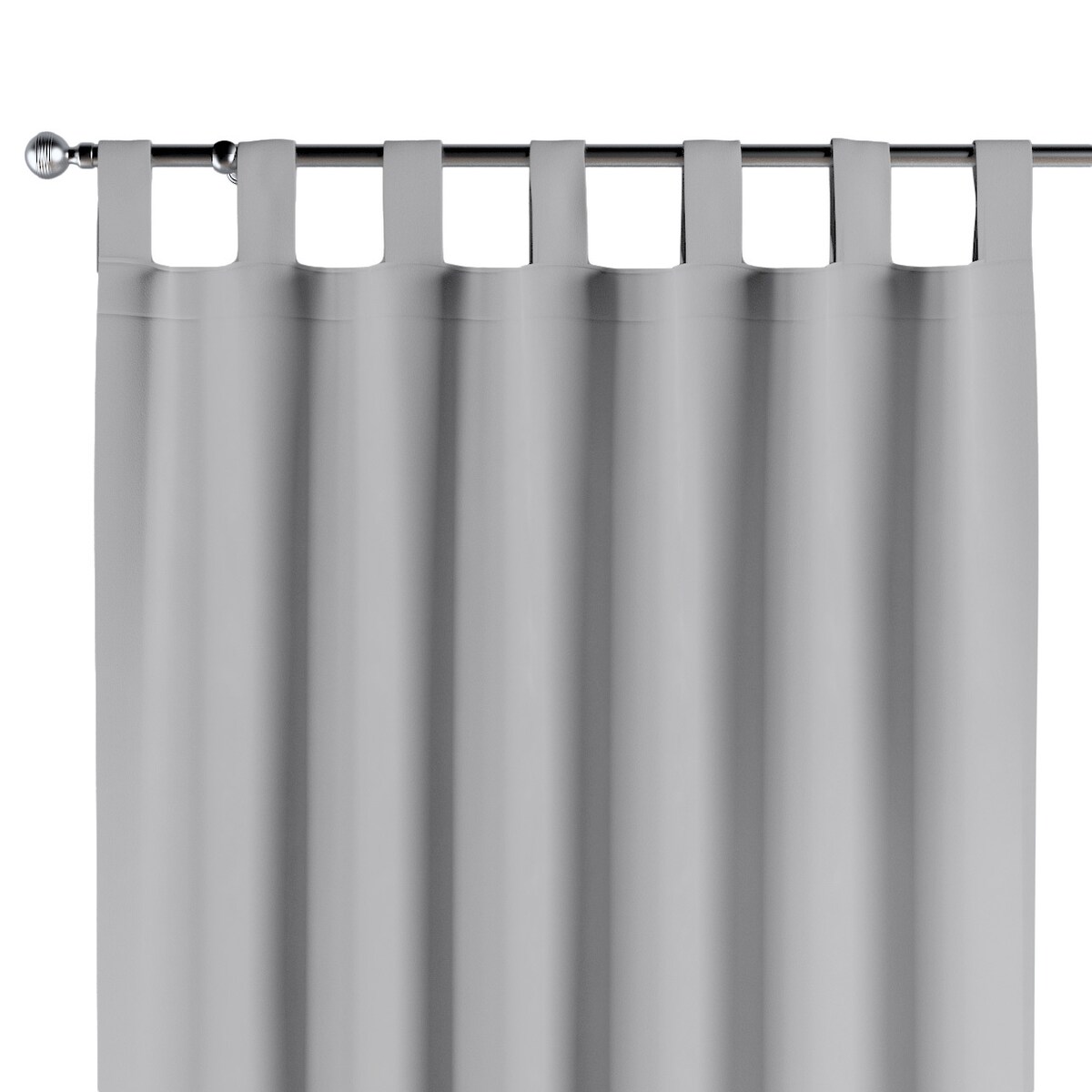 Zasłona na szelkach 1 szt. 130x245 srebrny