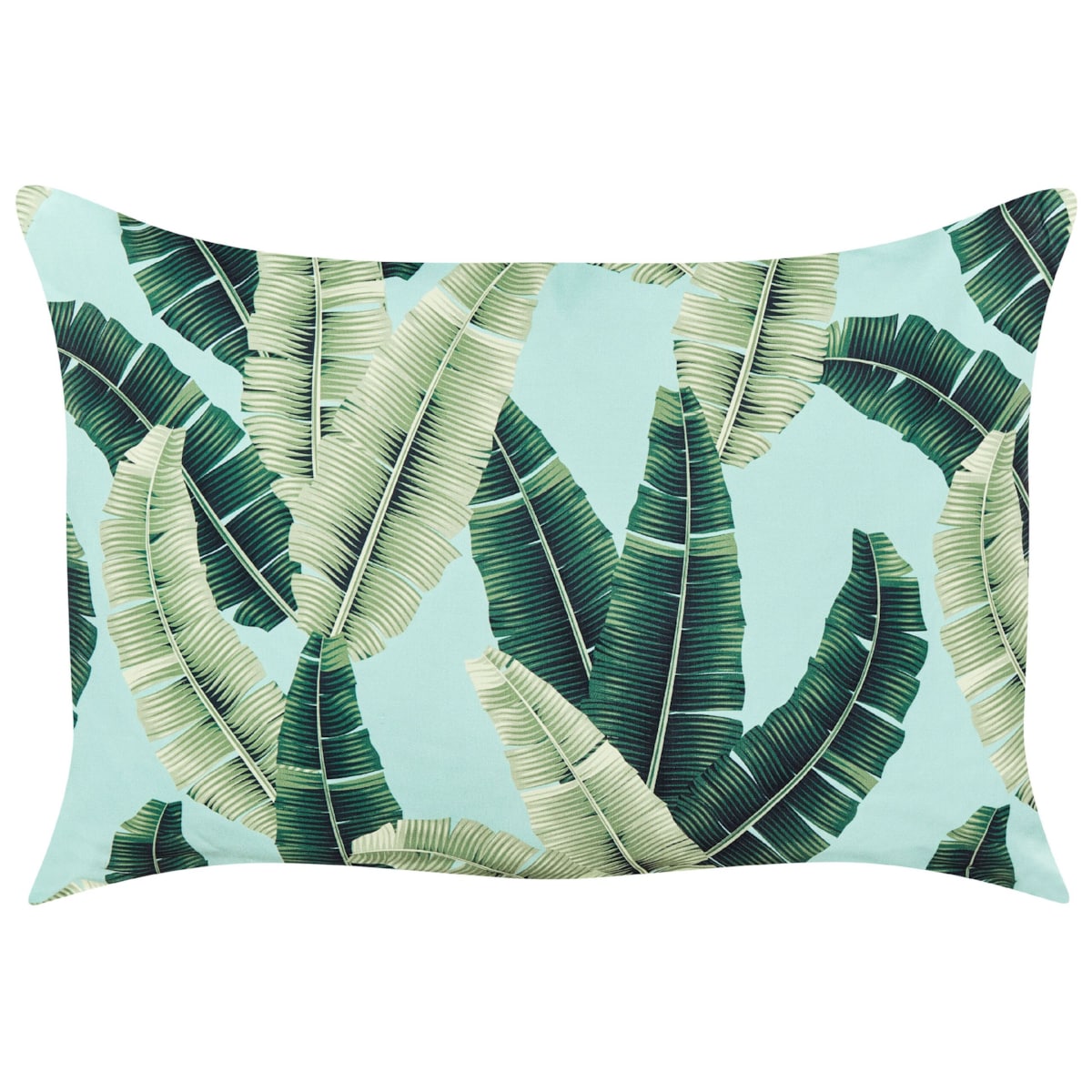 2 poduszki ogrodowe w liście 40 x 60 cm zielone BOISSANO