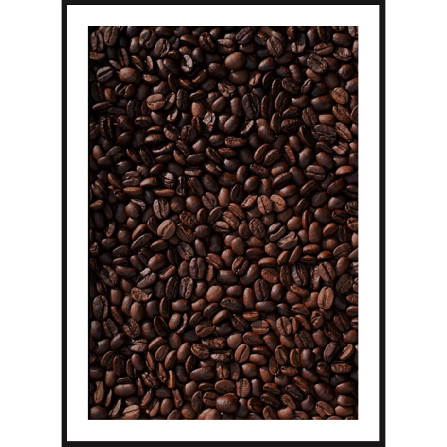 Poster Story, Plakat, Obraz - Ziarna Kawy, wymiary 21 x 30 cm