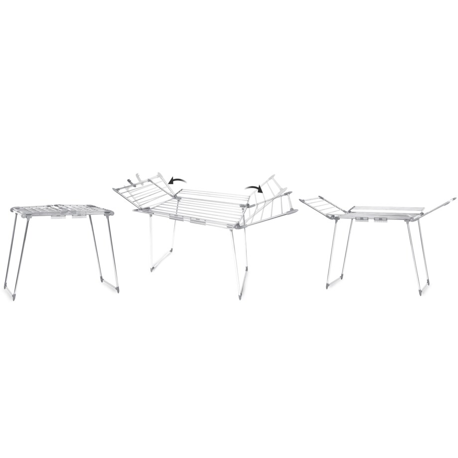 Suszarka na pranie ze stali nierdzewnej stojąca 22m Massido Lina