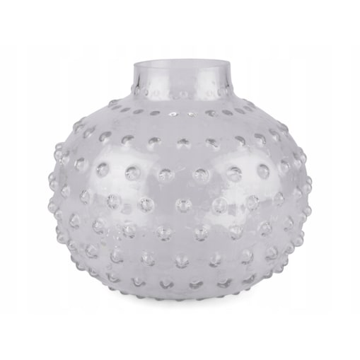 WAZON do salonu SZKLANY przezroczysty wys. 22cm