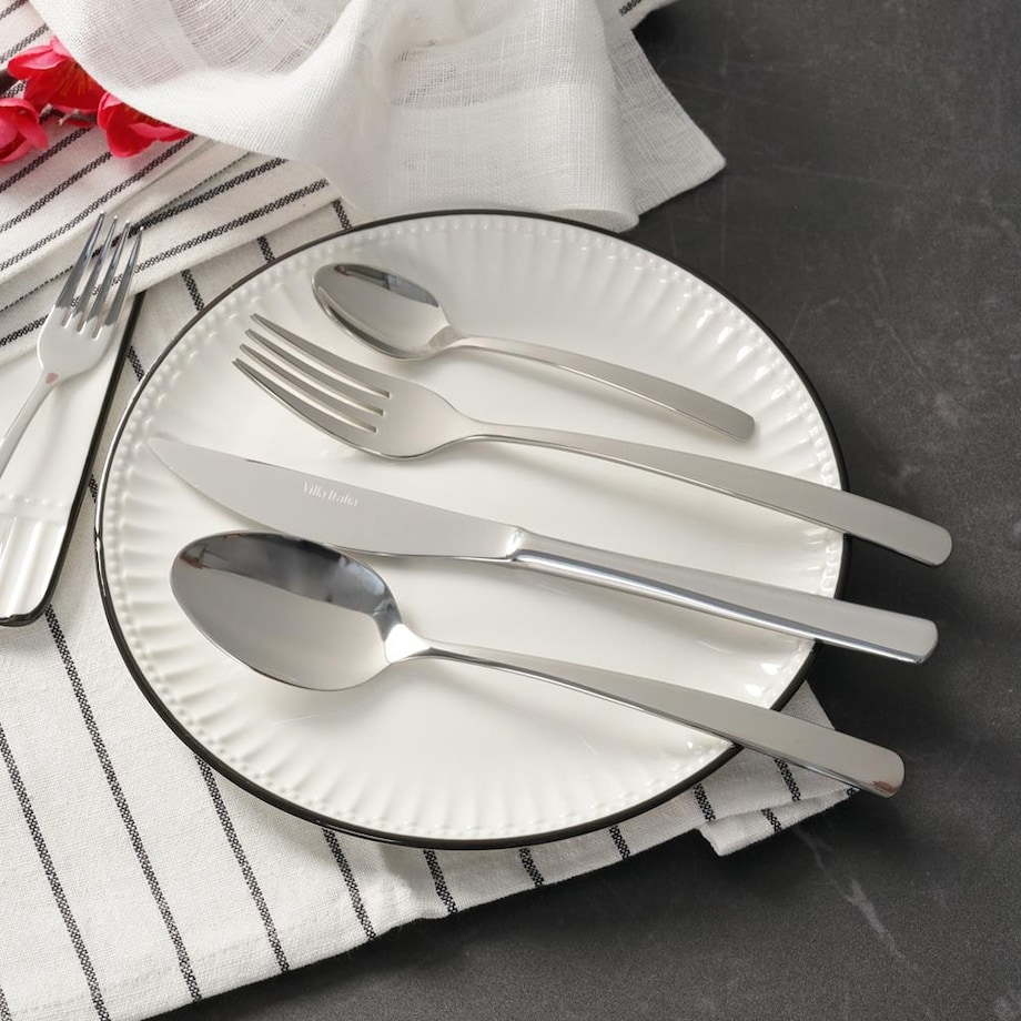 VILLA ITALIA Zestaw sztućców na 6 osób 24 elementy ALANIS