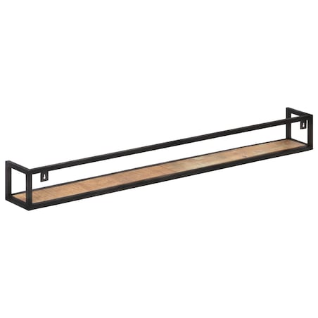 vidaXL Półki ścienne, 2 szt., 160 cm, lite drewno z odzysku