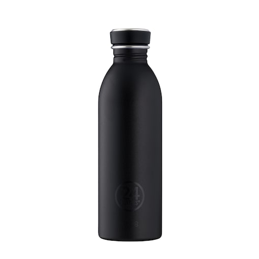 24BOTTLES URBAN BOTTLE butelka na wodę 500 ml, Stone Tuxedo Black