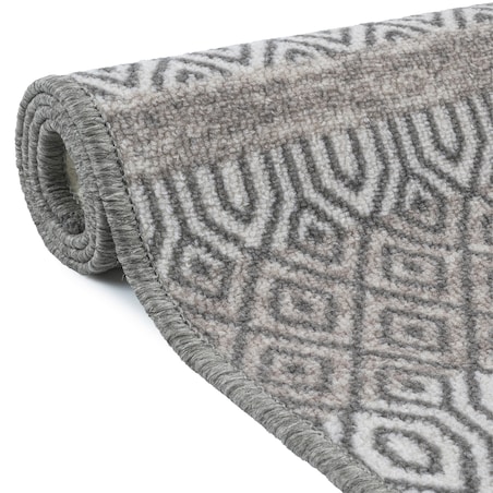 Chodnik Antypoślizgowy Vita 80x300cm Geometryczny Szary