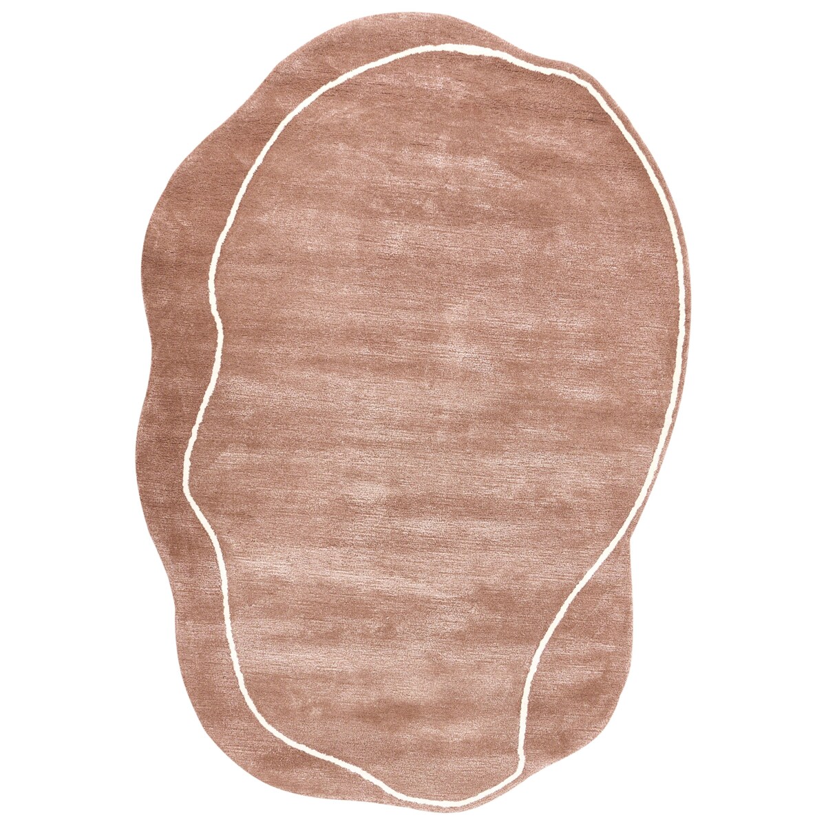 Dywan DERA Brązowy 160 x 230 cm Wiskoza