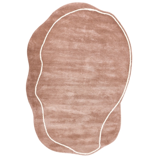 Dywan DERA Brązowy 160 x 230 cm Wiskoza