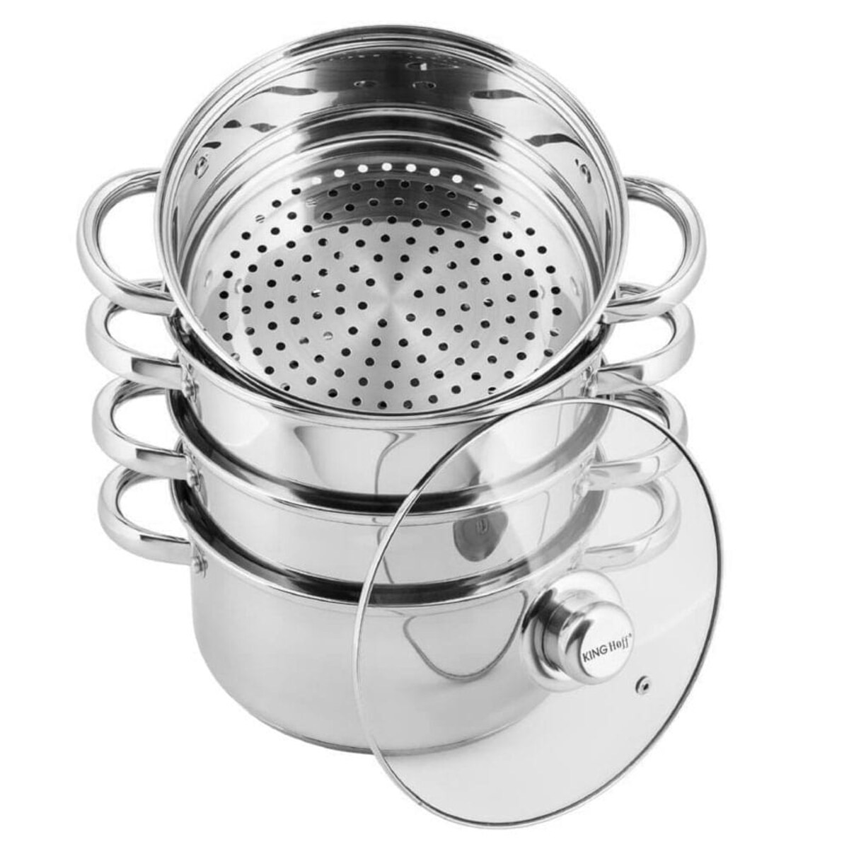 Garnek Na Parę Kinghoff 5 Elem. 20Cm Kh-3322